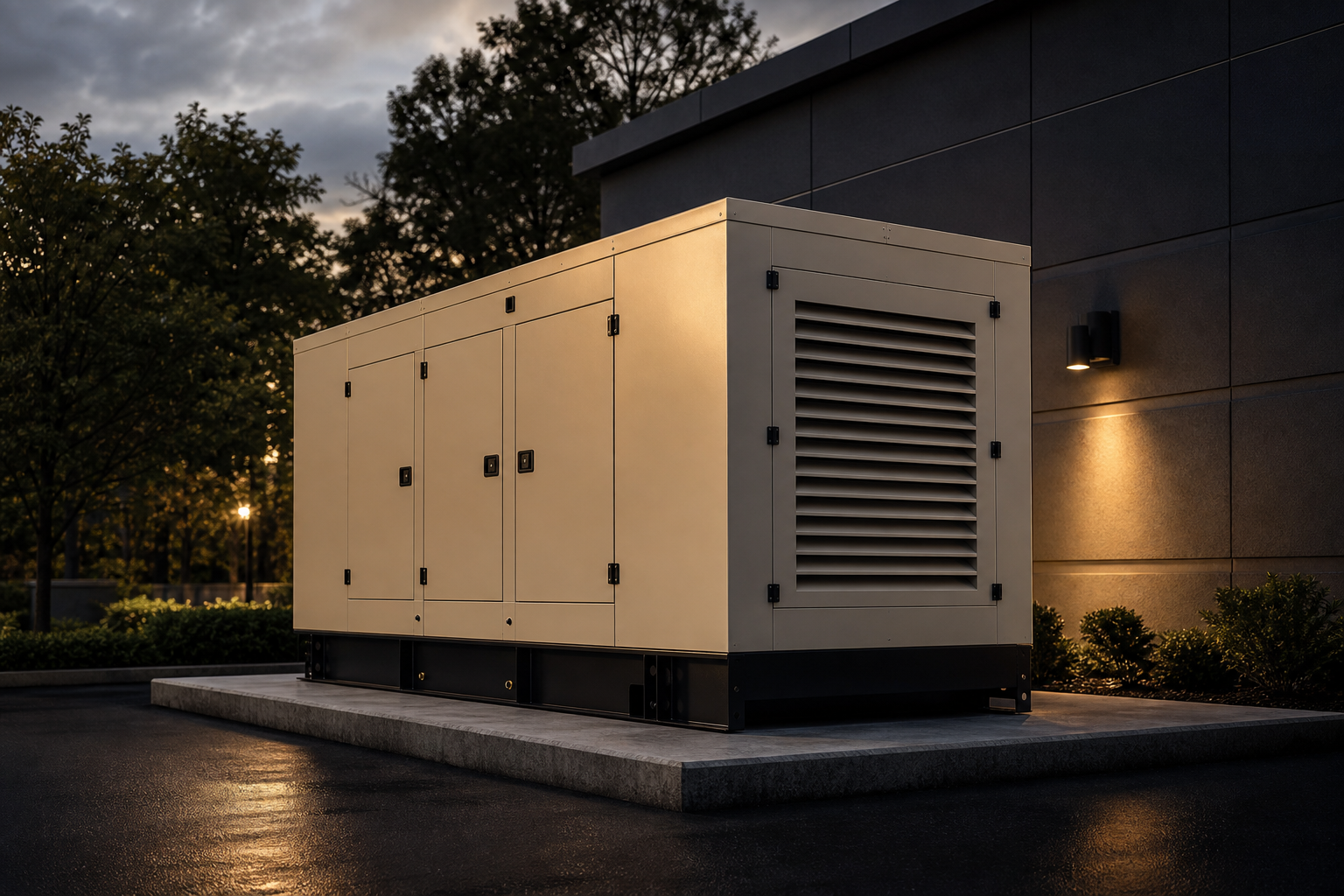Standby generator installation