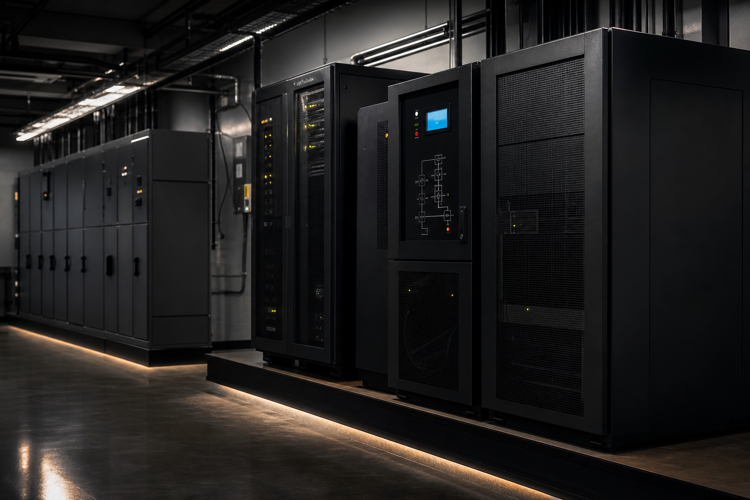 UPS and power protection equipment room